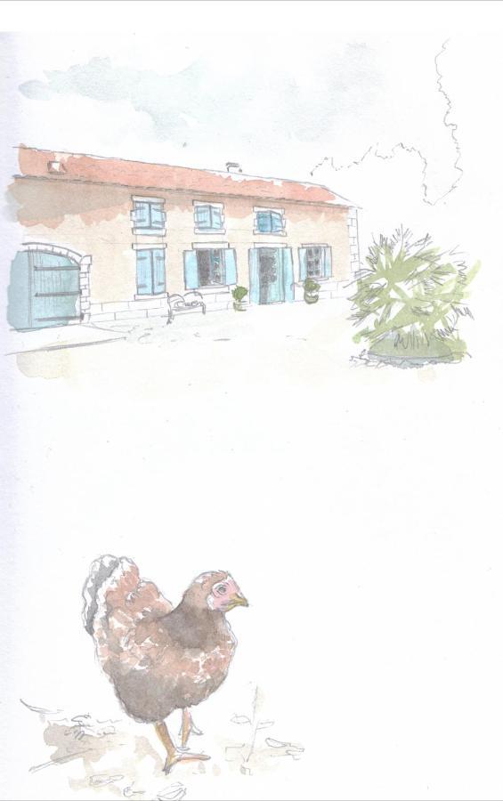 Maison D'Hotes La Chabanaise - Marais Poitevin Cramchaban Buitenkant foto